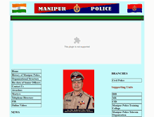 Tablet Screenshot of manipurpolice.org